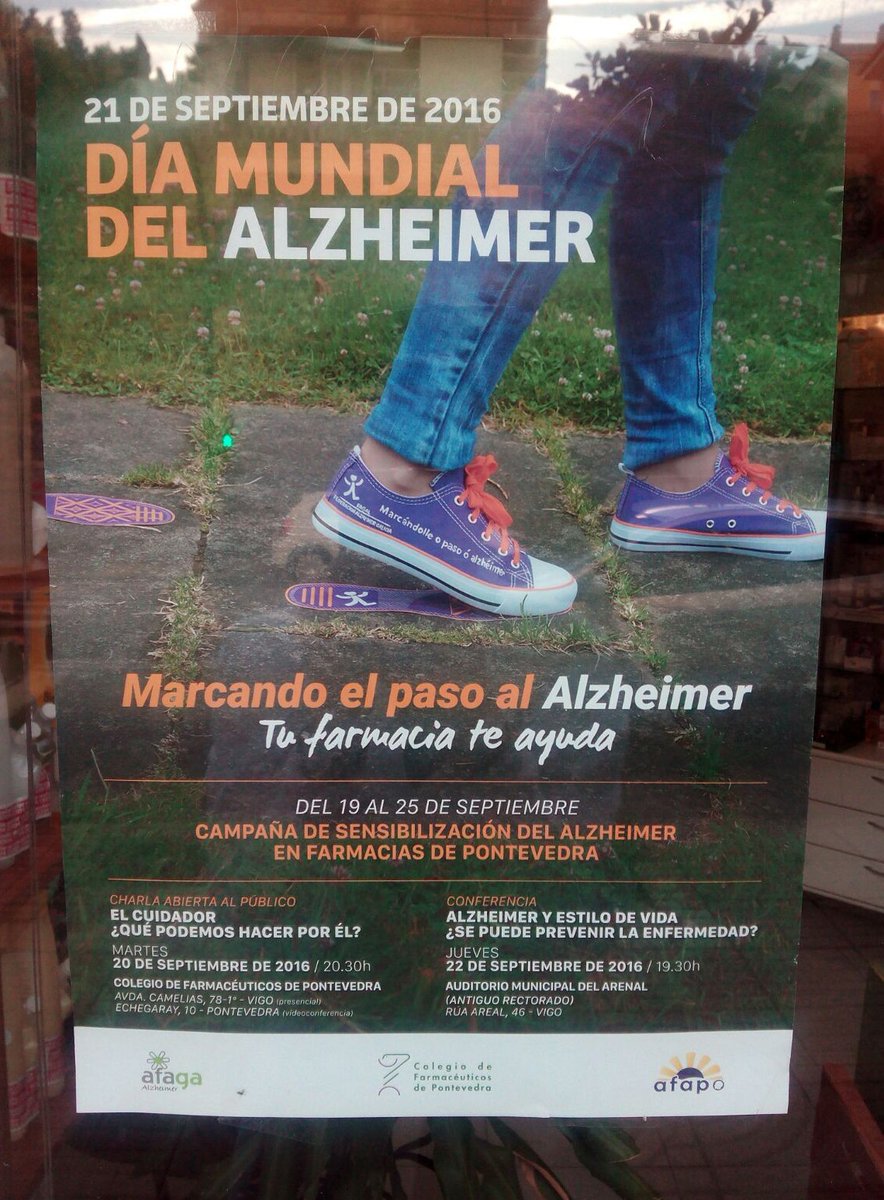 Día Mundial de la Enfermedad de Alzheimer 2016 - Colegio de Farmacéuticos de Pontevedra