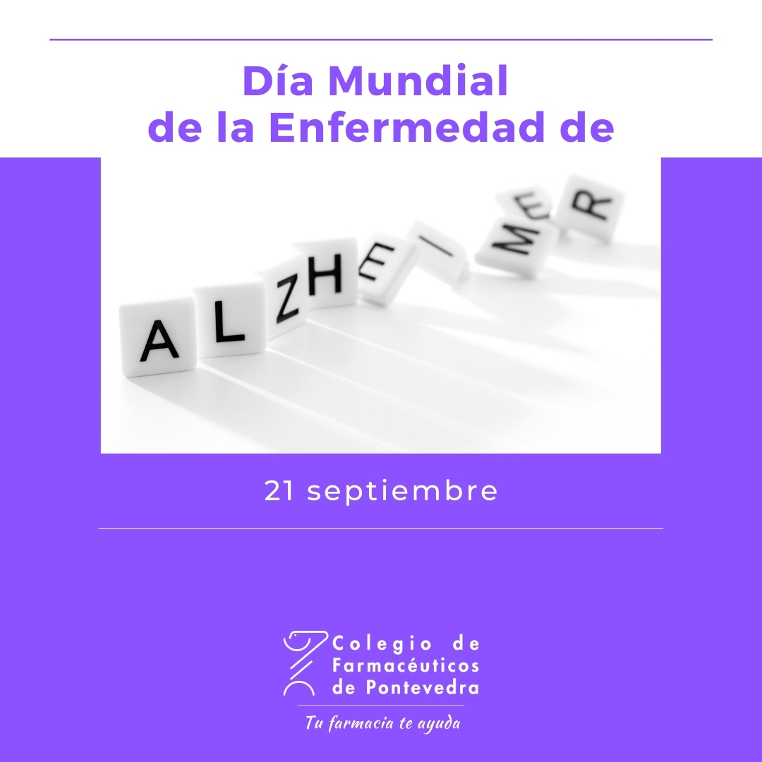 Día Mundial de la Enfermedad de Alzheimer 2021 - Colegio de Farmacéuticos de Pontevedra