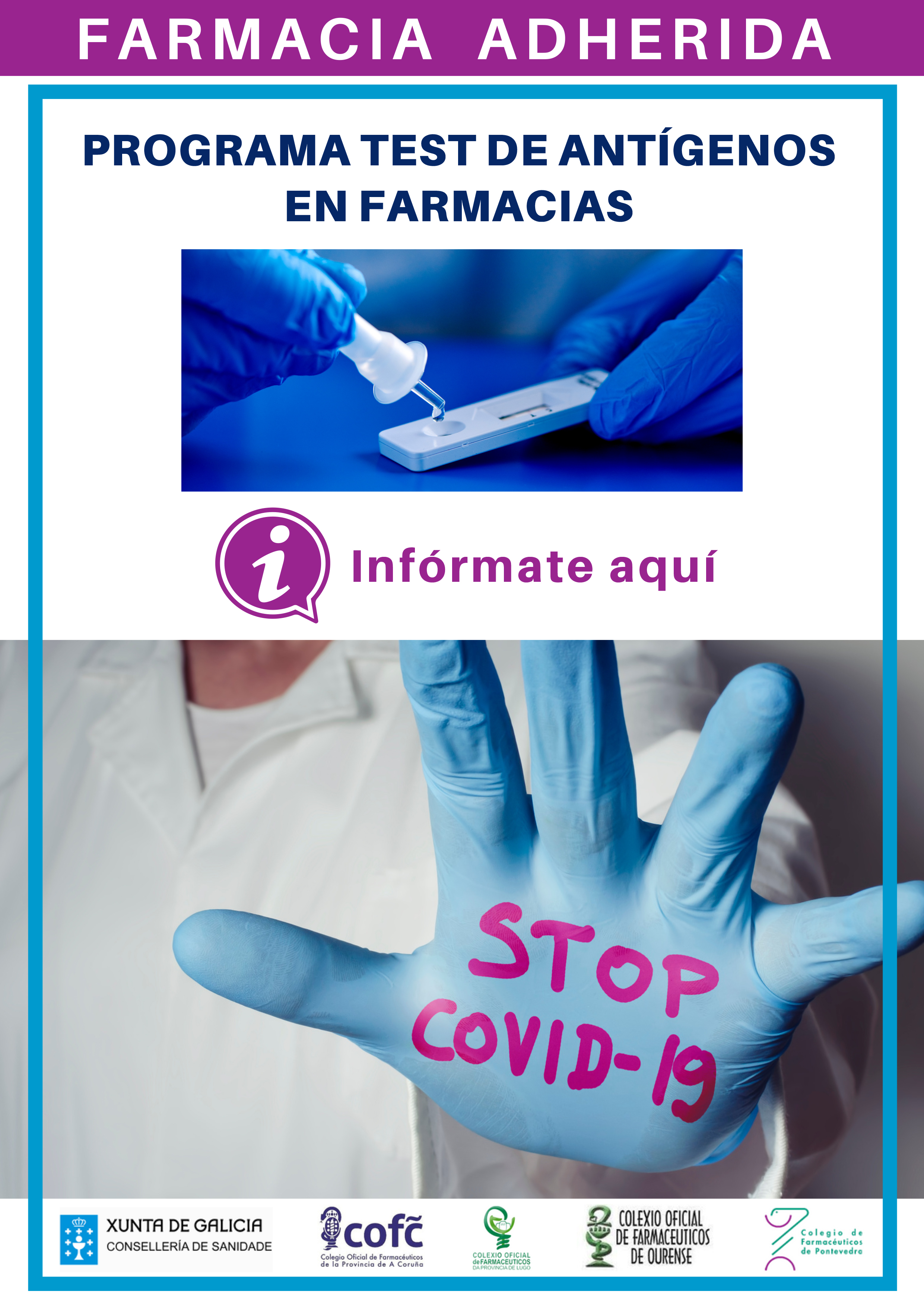 Los farmacéuticos procesan test de autodiagnóstico COVID-19 y comunican el resultado - Colegio de Farmacéuticos de Pontevedra
