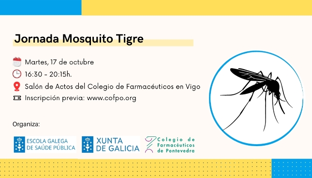 Jornada sobre el mosquito tigre dirigida a los farmacéuticos de Pontevedra - Colegio de Farmacéuticos de Pontevedra